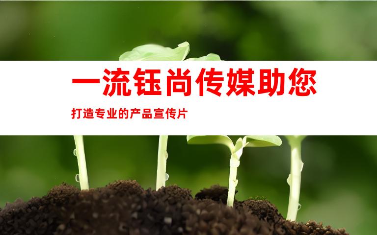 一流钰尚传媒助您打造专业的产品宣传片