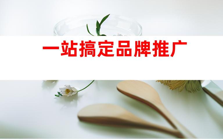 一站搞定品牌推广