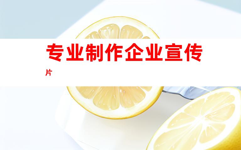 专业制作企业宣传片