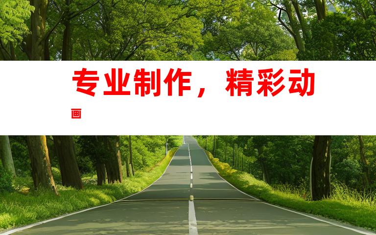 专业制作，精彩动画