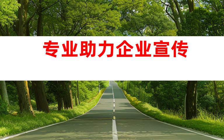 专业助力企业宣传