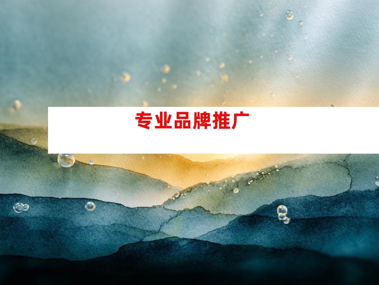 专业品牌推广