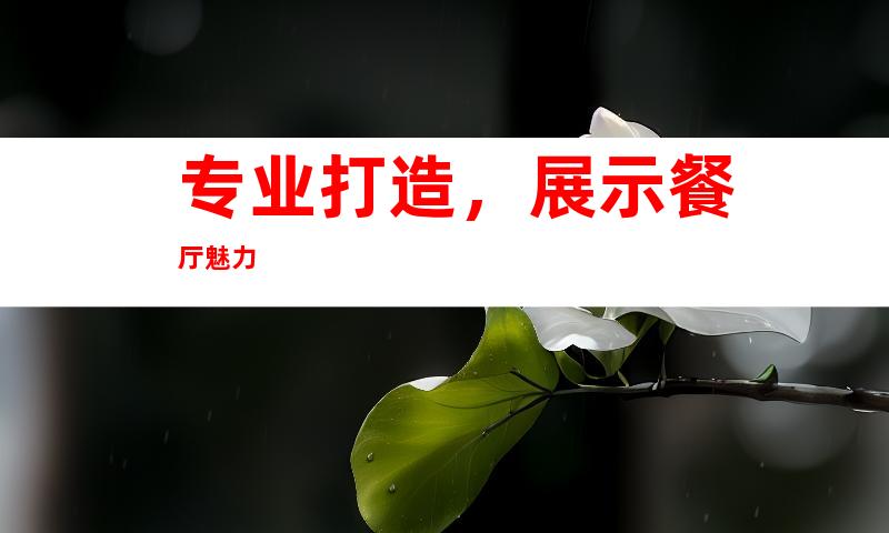 专业打造,展示餐厅魅力