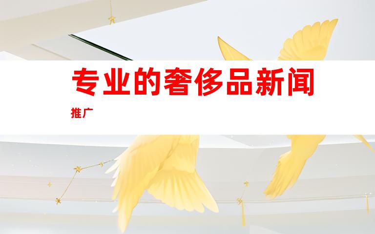 专业的奢侈品新闻推广