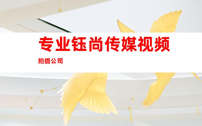 专业钰尚传媒视频拍摄公司