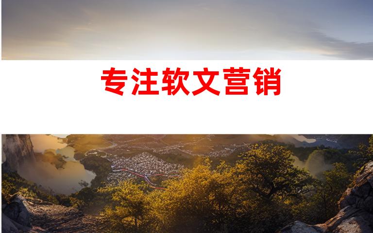专注软文营销