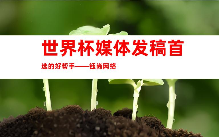 世界杯媒体发稿首选的好帮手——钰尚网络