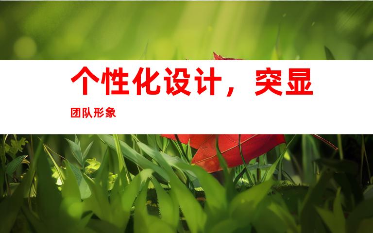 个性化设计，突显团队形象