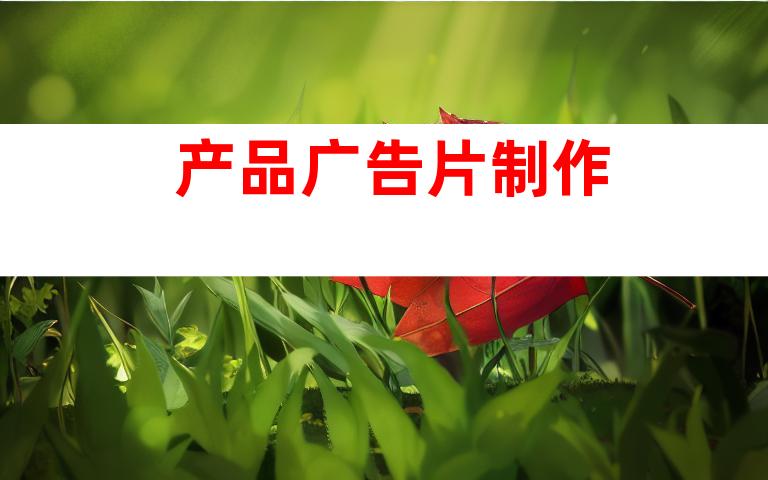 产品广告片制作
