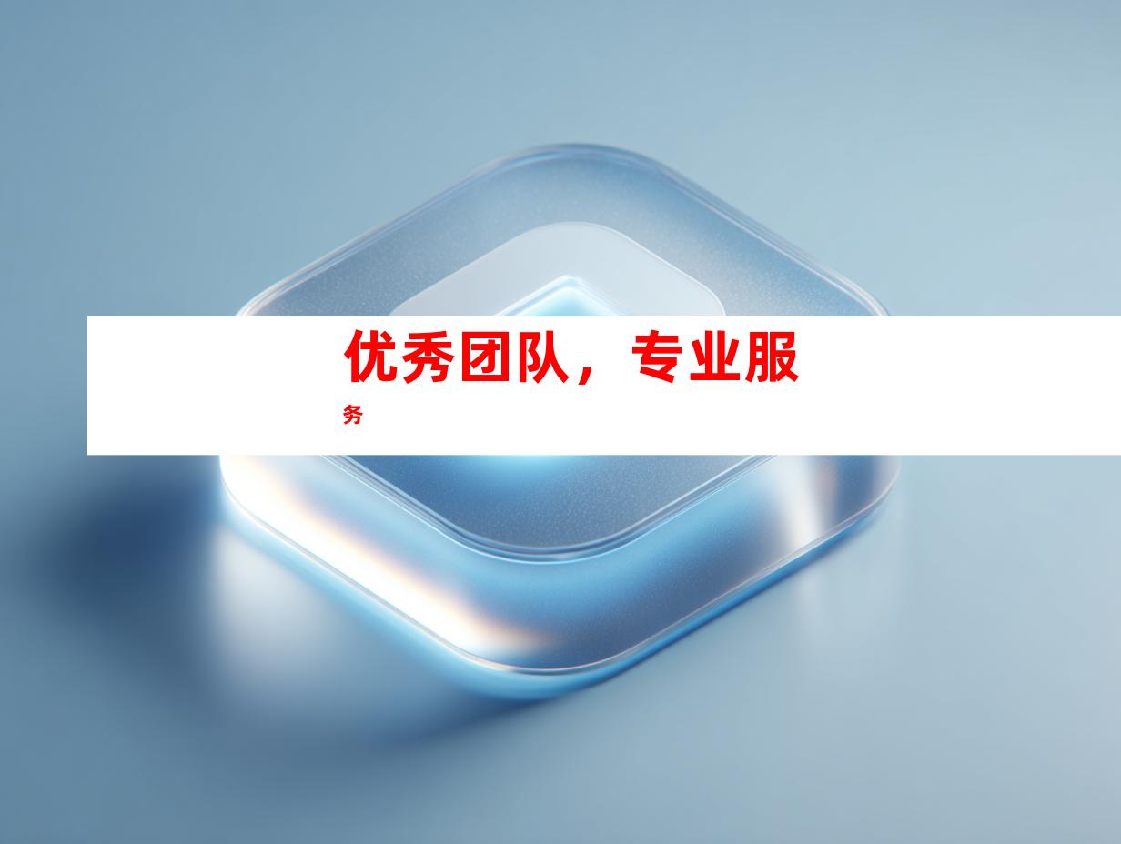 优秀团队，专业服务