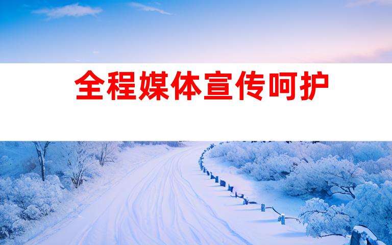 全程媒体宣传呵护