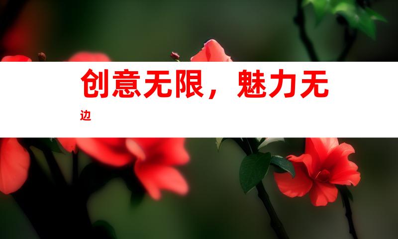 创意无限,魅力无边