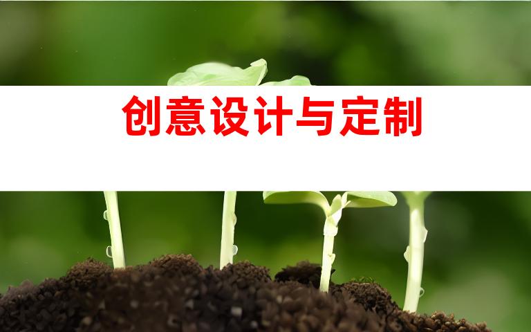 创意设计与定制