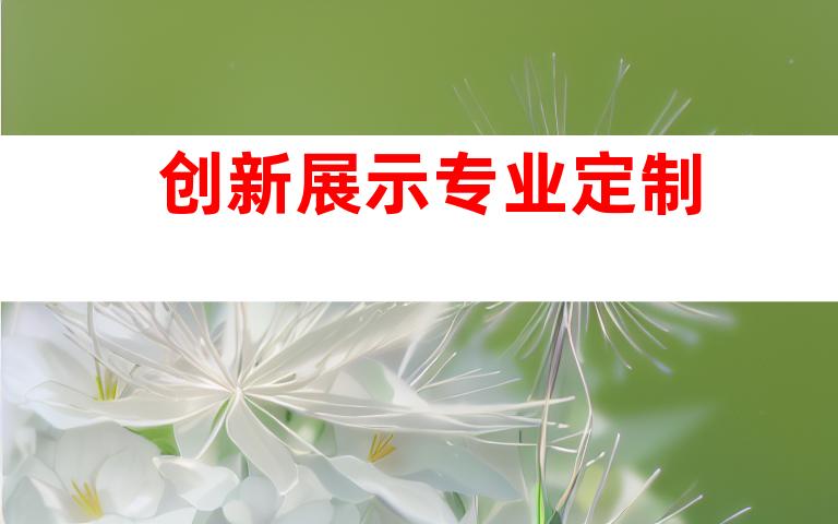 创新展示专业定制