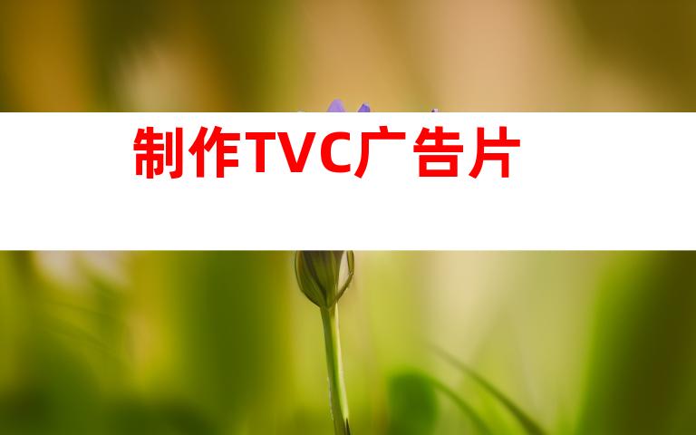 制作TVC广告片