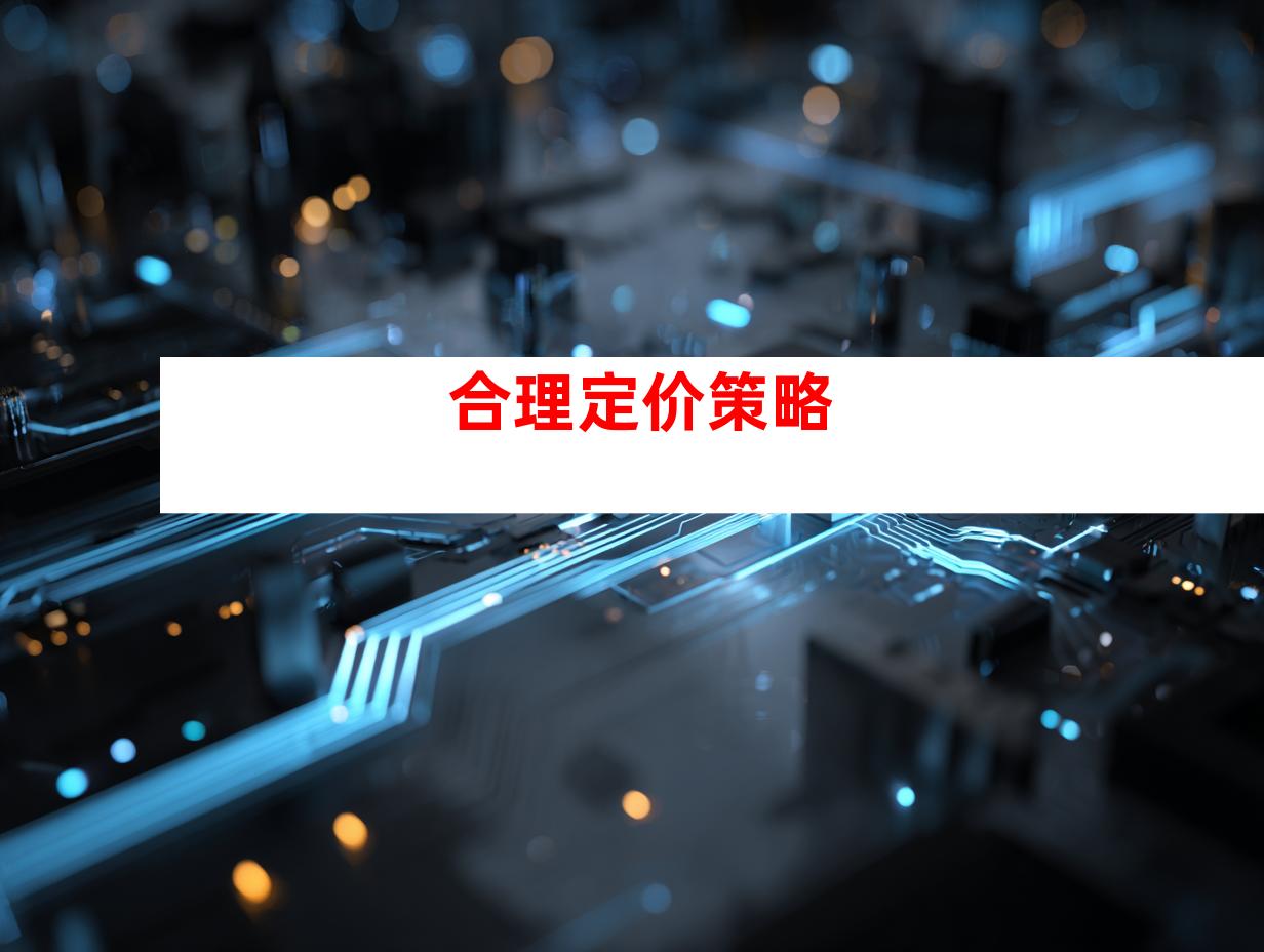 合理定价策略