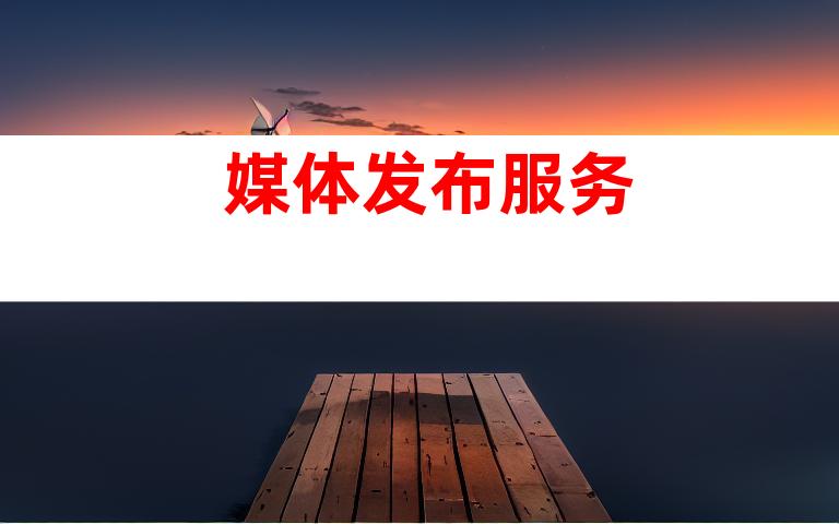 媒体发布服务