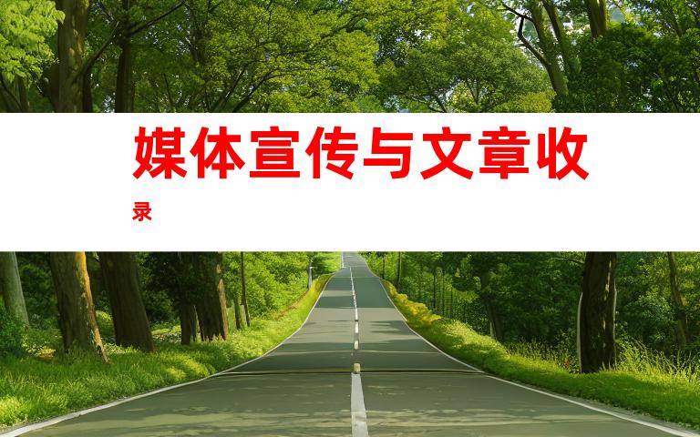 媒体宣传与文章收录