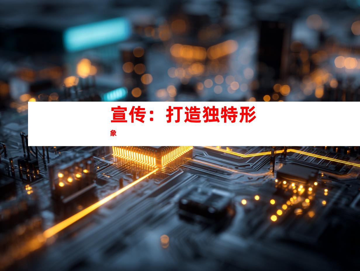 宣传：打造独特形象