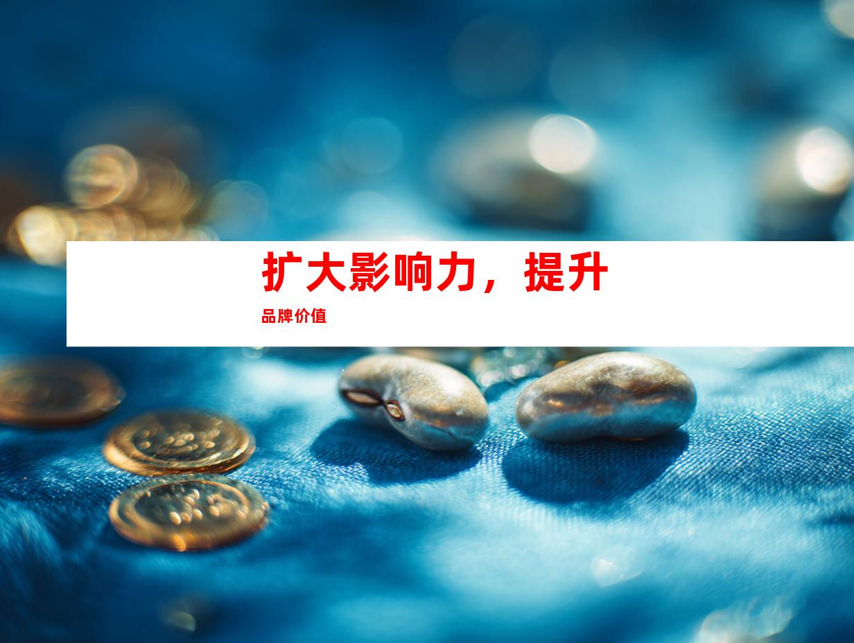 扩大影响力，提升品牌价值
