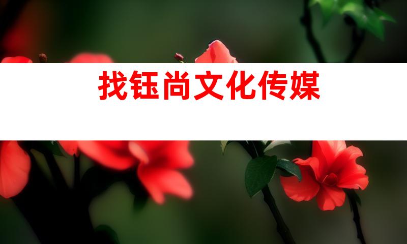找钰尚文化传媒
