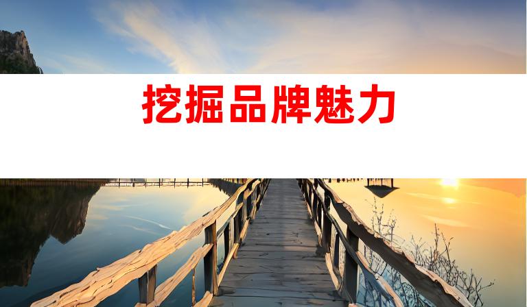 挖掘品牌魅力