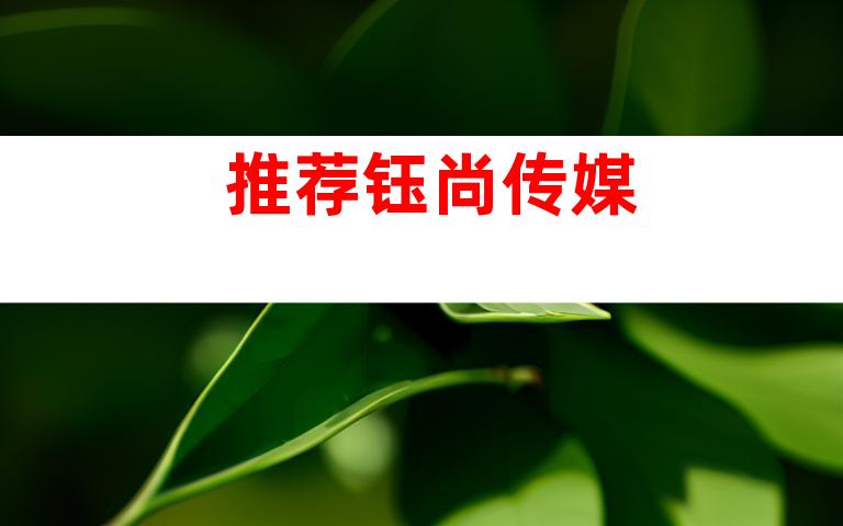 推荐钰尚传媒