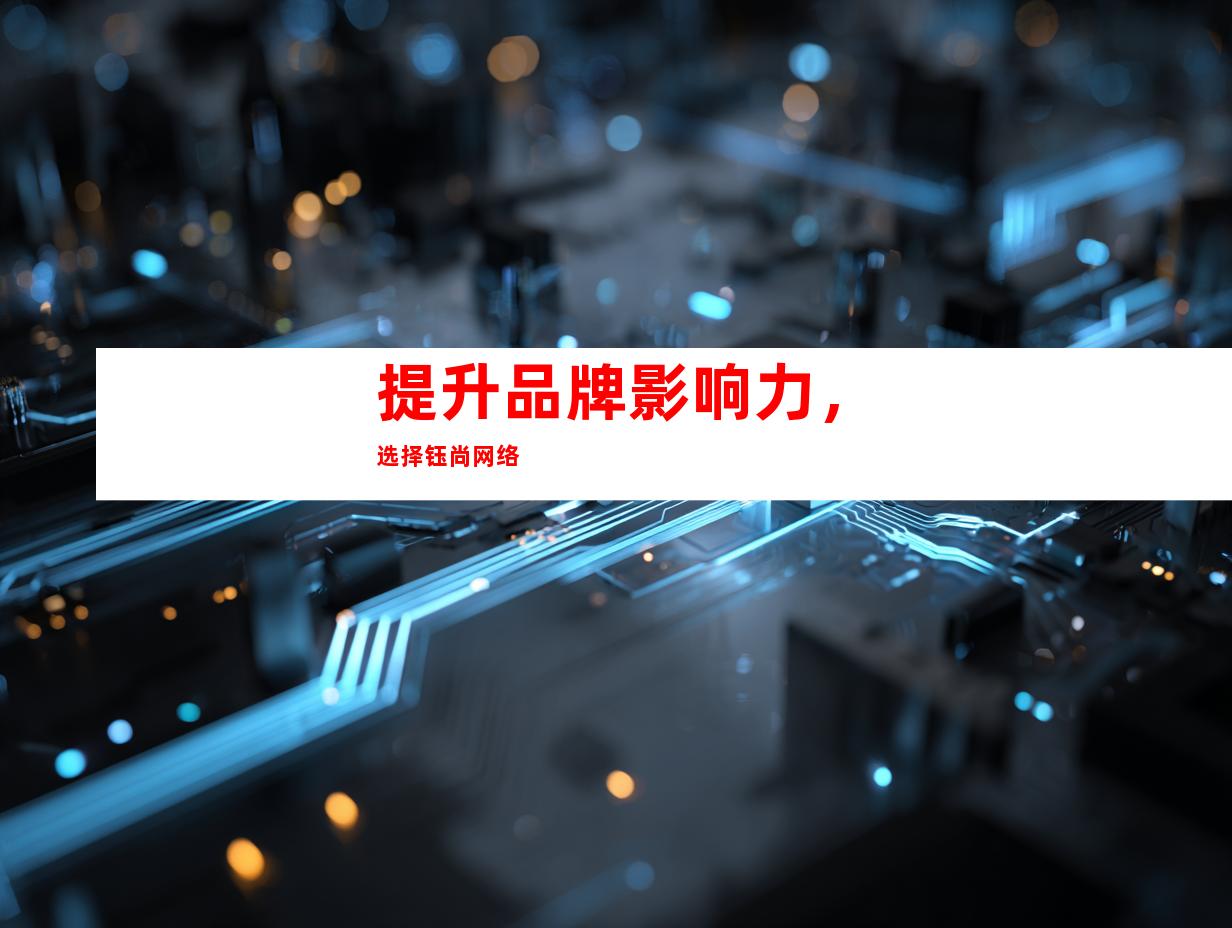 提升品牌影响力，选择钰尚网络