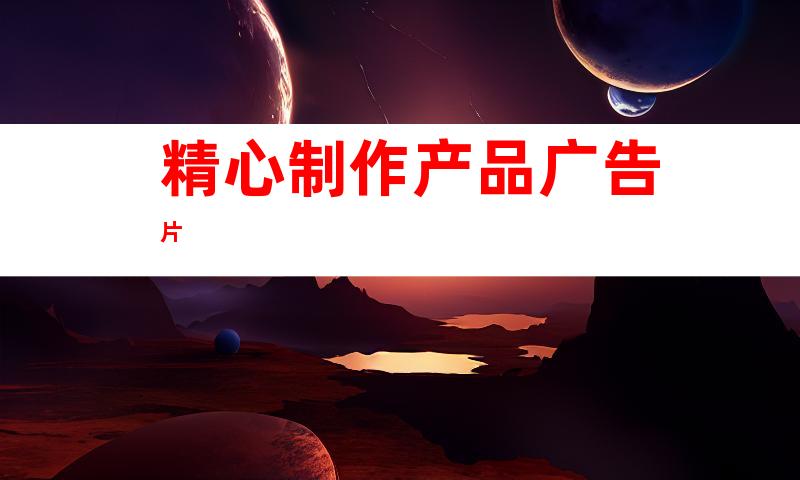 精心制作产品广告片