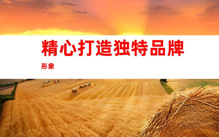 精心打造独特品牌形象