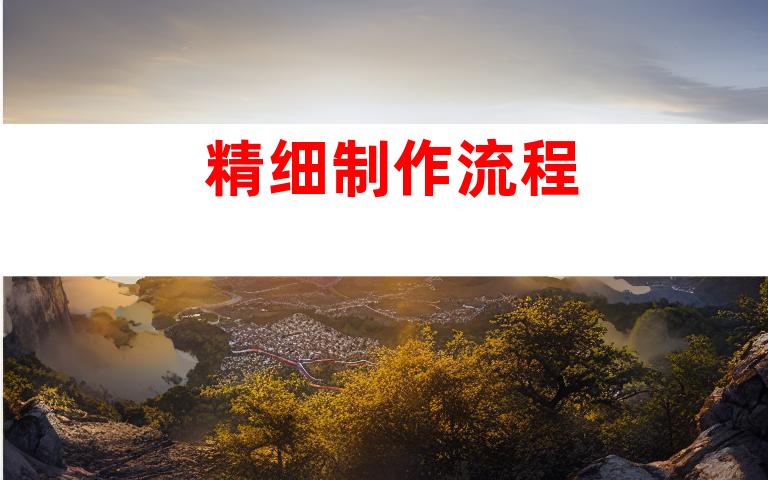 精细制作流程