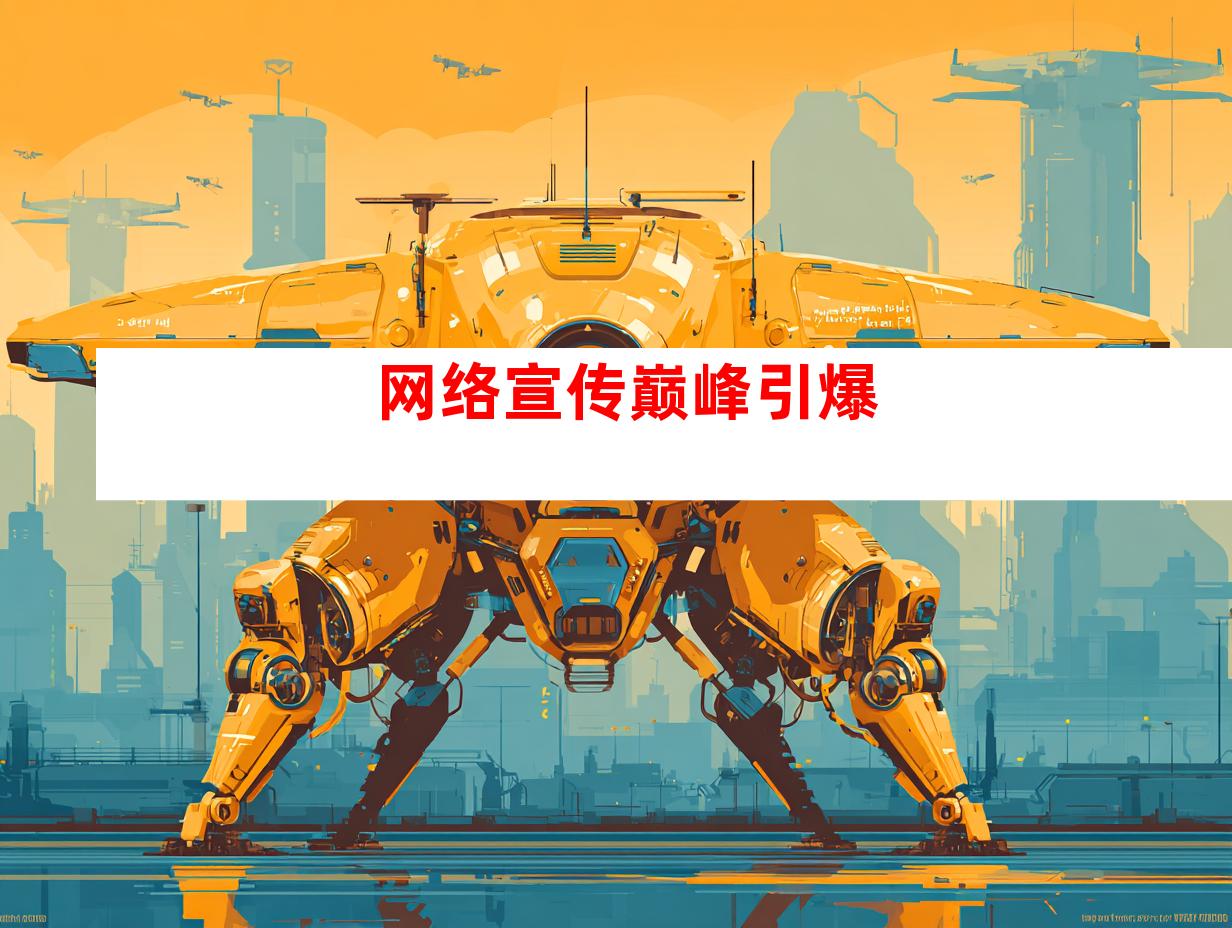 网络宣传巅峰引爆