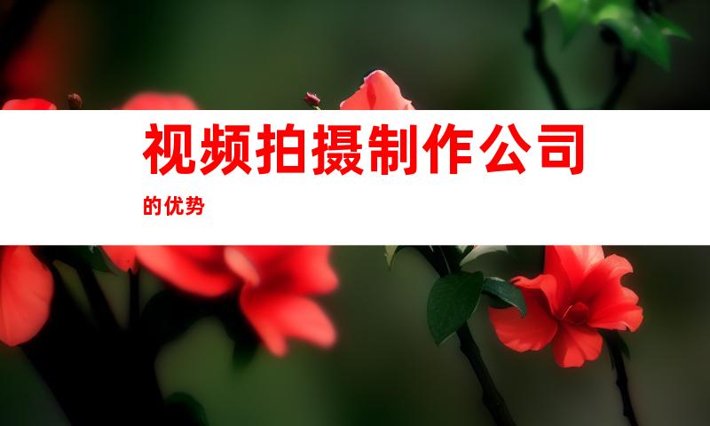 视频拍摄制作公司的优势