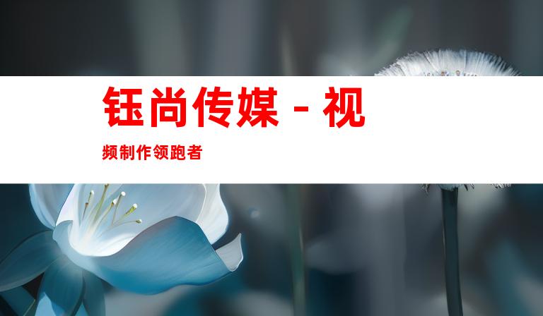 钰尚传媒 - 视频制作领跑者