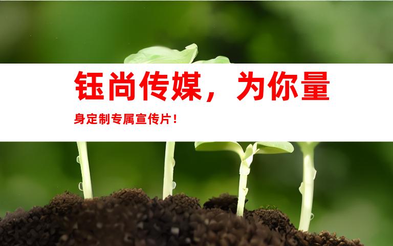 钰尚传媒，为你量身定制专属宣传片！