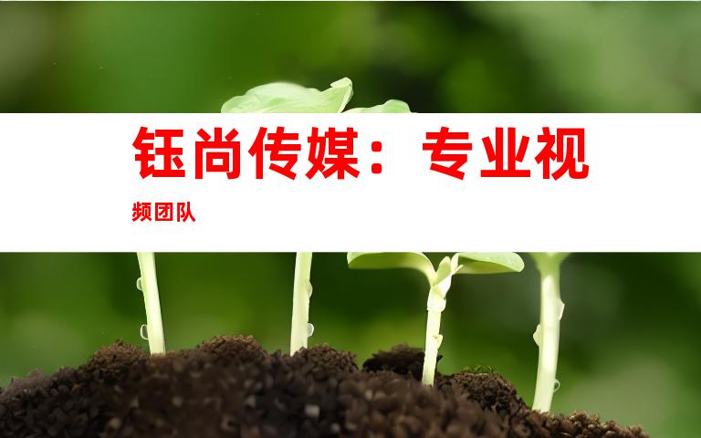 钰尚传媒：专业视频团队