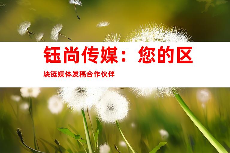 钰尚传媒：您的区块链媒体发稿合作伙伴