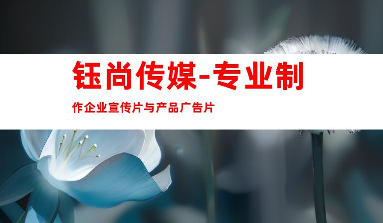 钰尚传媒-专业制作企业宣传片与产品广告片