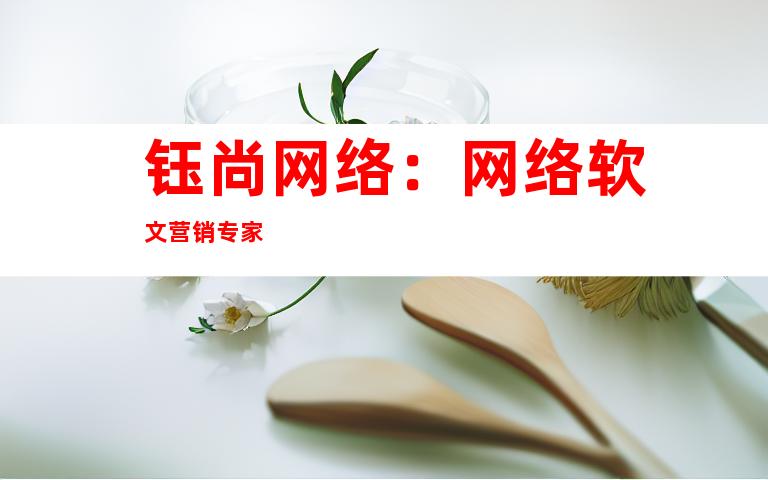 钰尚网络：网络软文营销专家