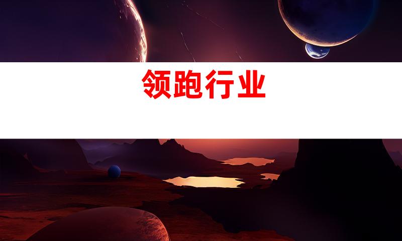 领跑行业