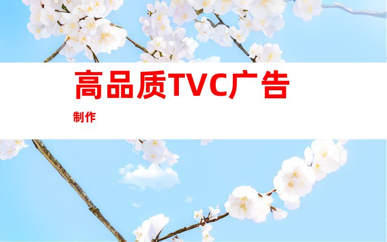 高品质TVC广告制作