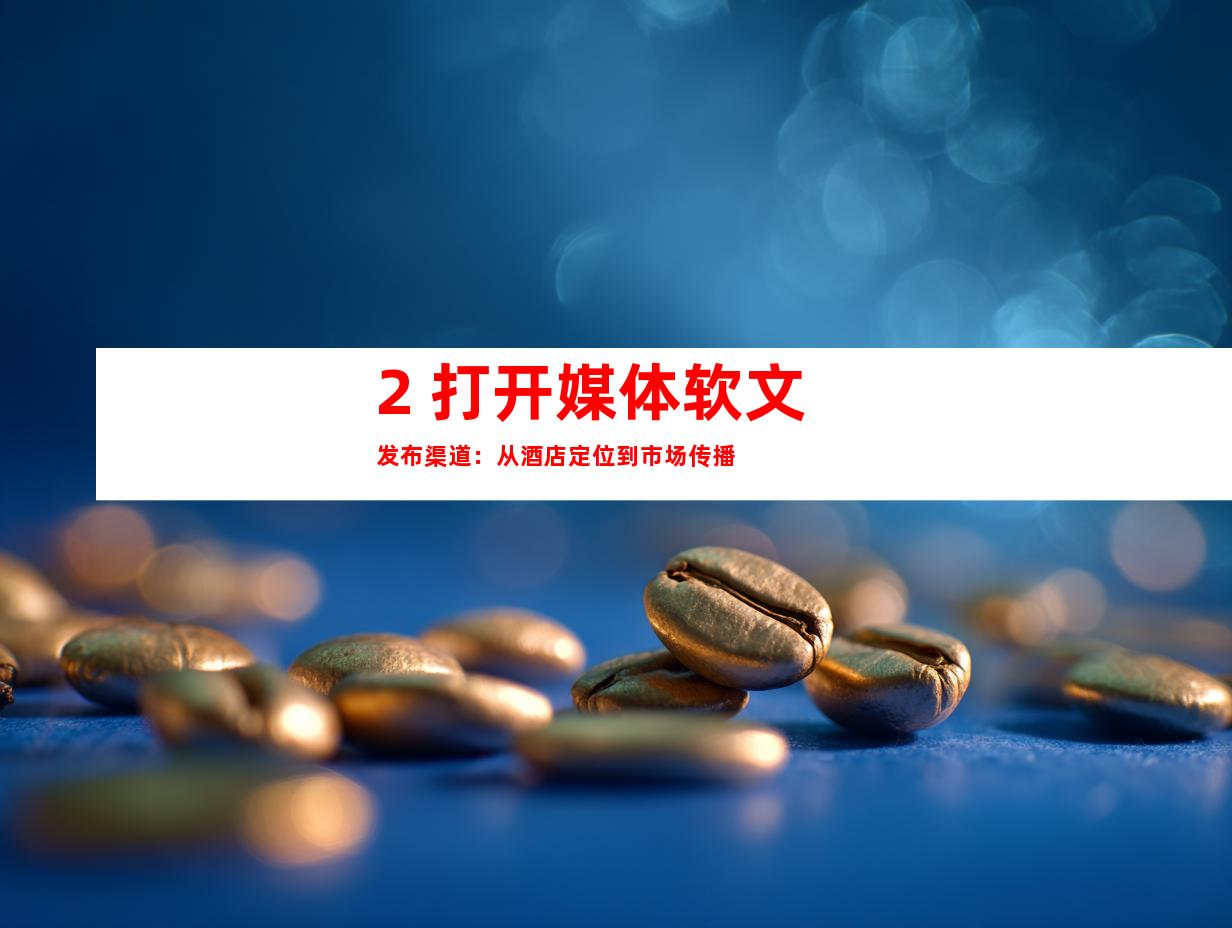 2. 打开媒体软文发布渠道：从酒店定位到市场传播