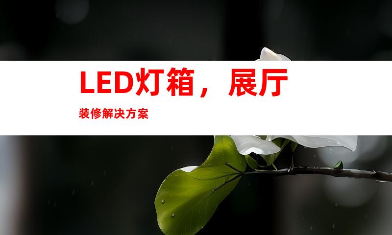 LED灯箱，展厅装修解决方案