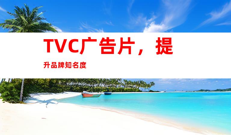TVC广告片，提升品牌知名度
