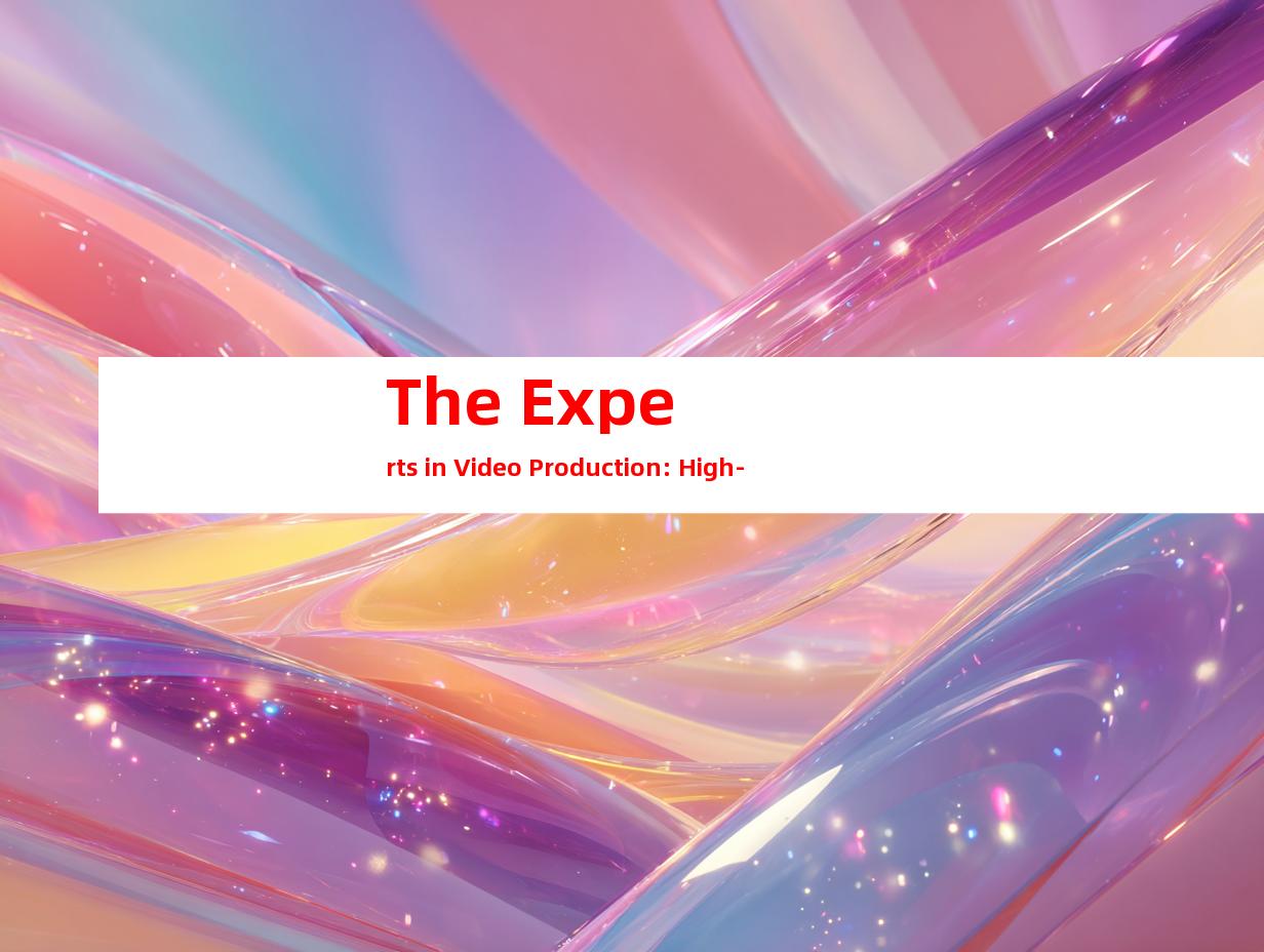 The Experts in Video Production: High-Quality Promotional Films and TVC Advertisements by Yushang Media